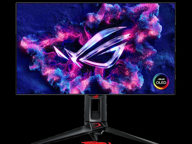 ASUS ROG Swift OLED PG27AQDP 480Hz gaming monitor.