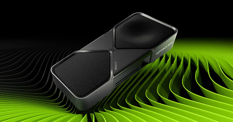 Официальное семейное изображение NVIDIA GeForce RTX 5070 Ti.