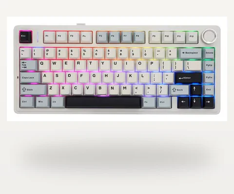 Беспроводная клавиатура EPOMAKER x AULA F75 формата 75 процентов.