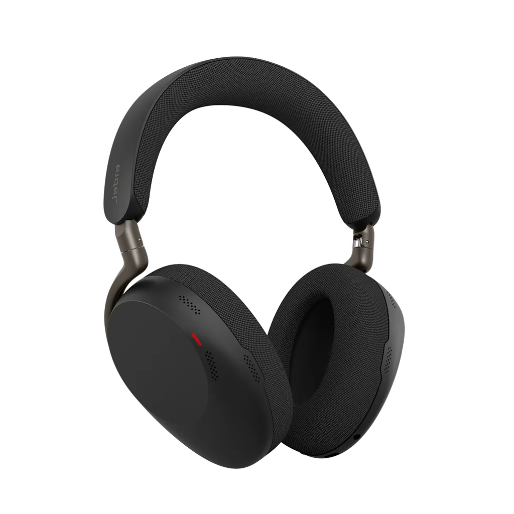 Jabra Evolve3 85 headset with boom microphone.