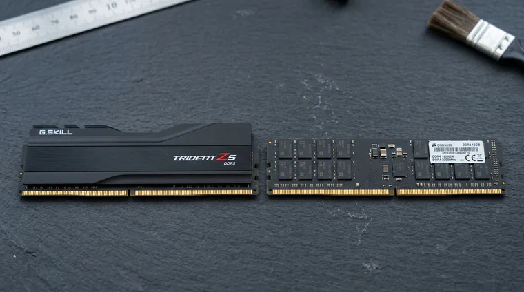 Corsair Vengeance DDR5 memory modules.