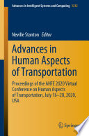 Advances in Human Aspects of Transportation