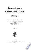 Cambridgeshire Parish Registers