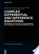Complex Differential and Difference Equations