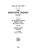 The Executive Budget
