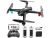 ATOYX AT-246 GPS FPV Live Video Drones with Camera , GPS Return to Home,Bonus Battery, Black